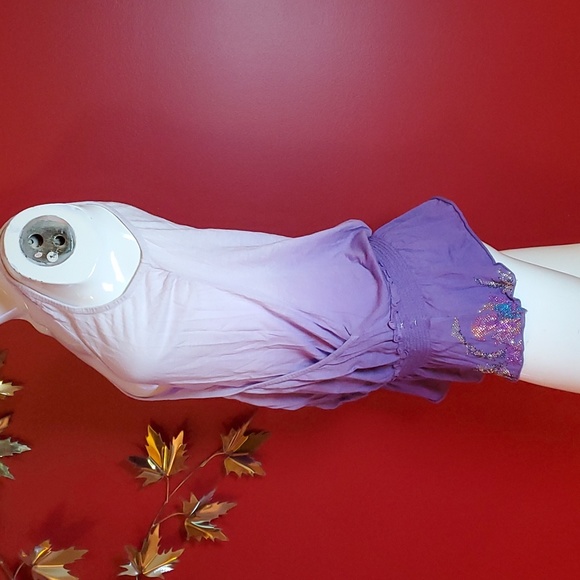 Size M - Language Los Angeles Designer brand Plunging Tunic Beach Coverup Top - Picture 5 of 12